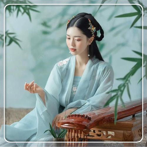 边框女生头像图片