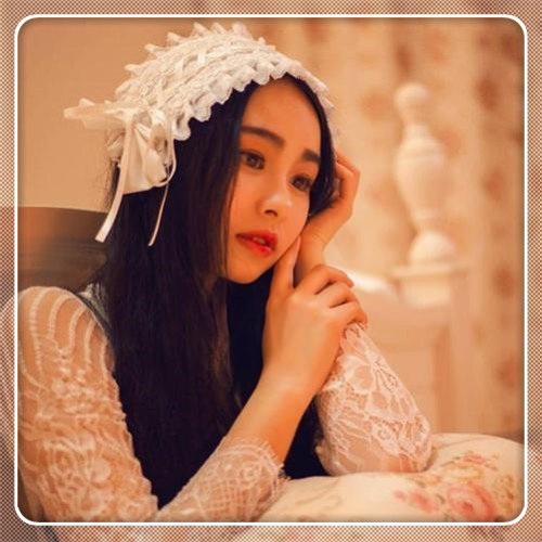 边框女生头像图片