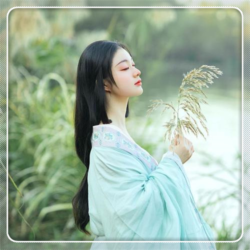 边框女生头像图片
