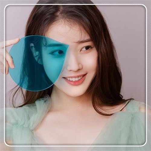 边框女生头像图片