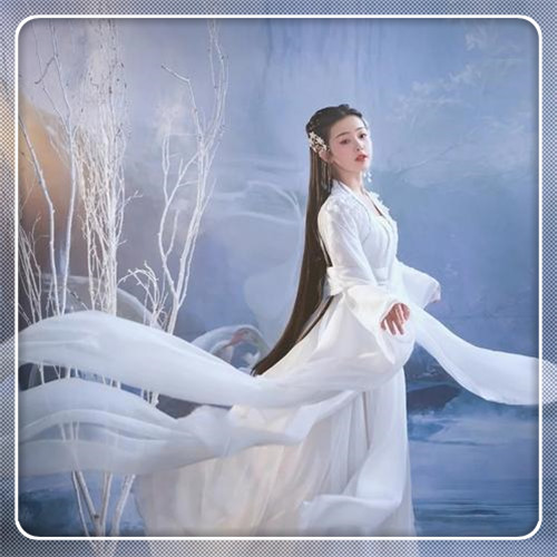 边框女生头像图片