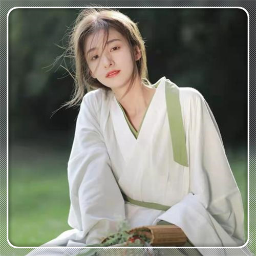 边框女生头像图片