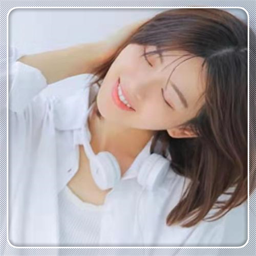 边框女生头像图片