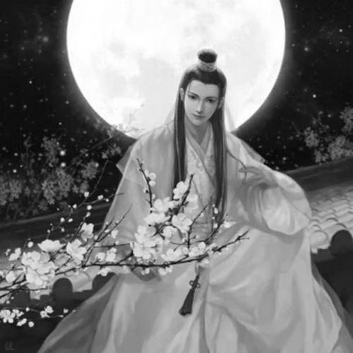 男生黑白头像图片