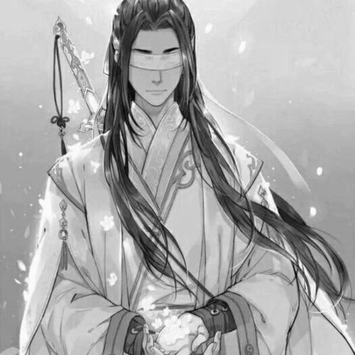 男生黑白头像图片