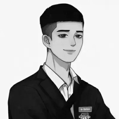 高冷超a情侣头像真人黑白高清图片