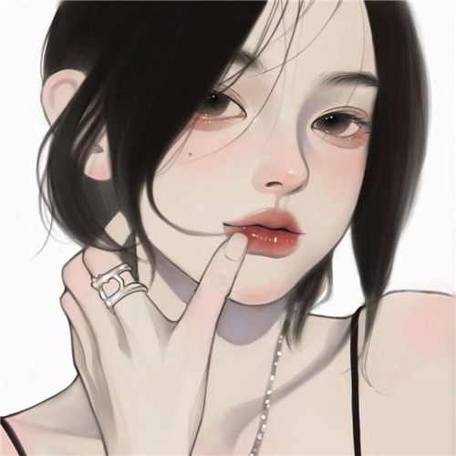 韩版动漫女生头像图片
