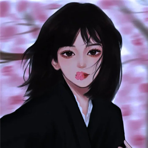 韩版动漫女生头像图片