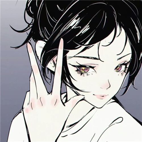 韩版动漫女生头像图片