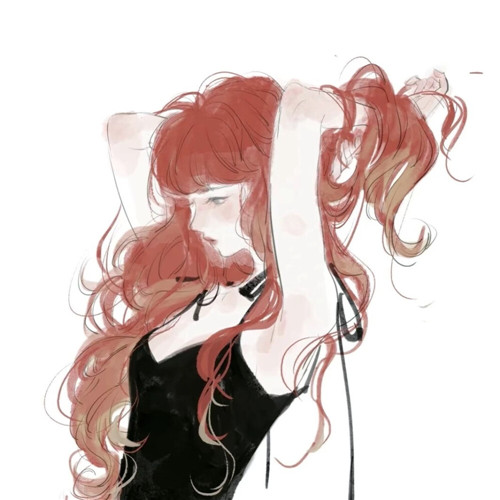 韩版动漫女生头像图片