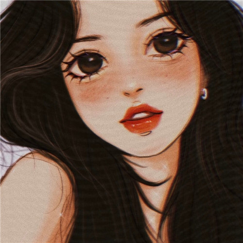 韩版动漫女生头像图片