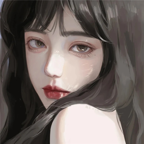 韩版动漫女生头像图片