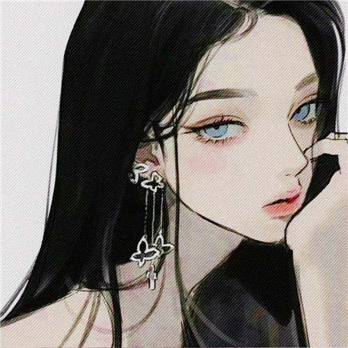 韩版动漫女生头像图片