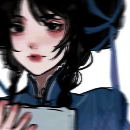 韩版动漫女生头像图片