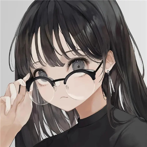 韩版动漫女生头像图片