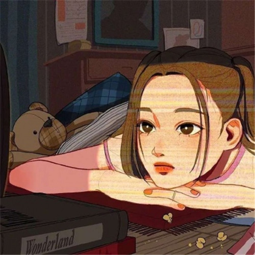 韩版动漫女生头像图片