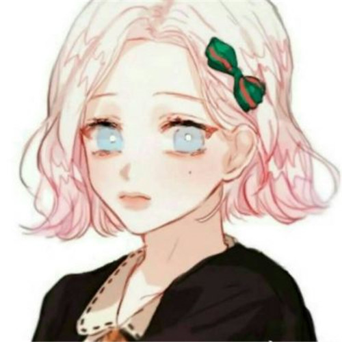 韩版动漫女生头像图片