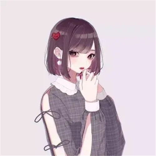 韩版动漫女生头像图片