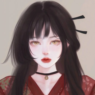 高级头像ins质感女动漫图片