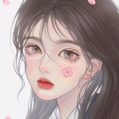 漫画头像女ins高级质感高清图片