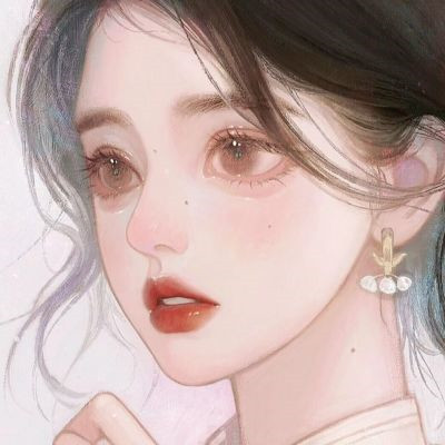 漫画头像女ins高级质感高清图片