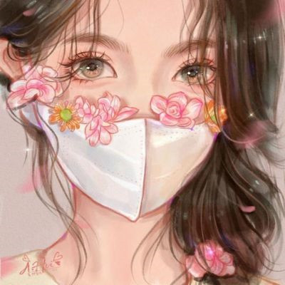 漫画头像女ins高级质感高清图片