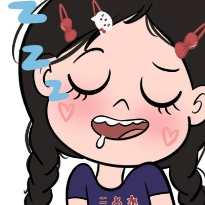 漫画头像女ins高级质感高清图片