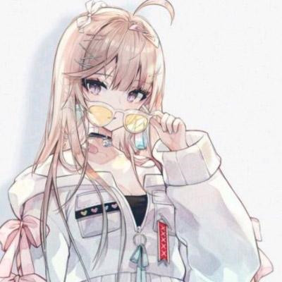 漫画头像女ins高级质感高清图片