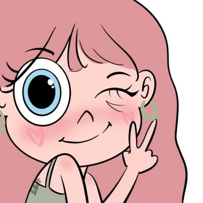 漫画头像女ins高级质感高清图片