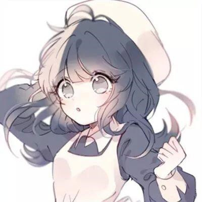 漫画头像女ins高级质感高清图片