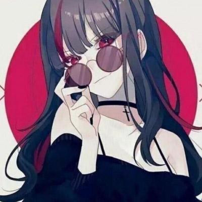 漫画头像女ins高级质感高清图片
