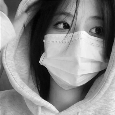 头像女ins高级质感黑白真人图片