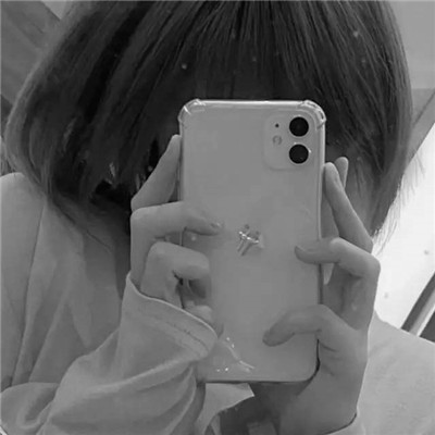 头像女ins高级质感黑白真人图片
