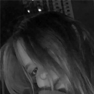 头像女ins高级质感黑白真人图片