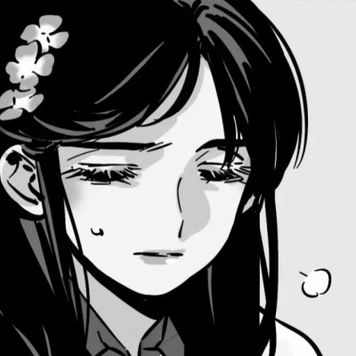女头像ins高级质感黑白动漫