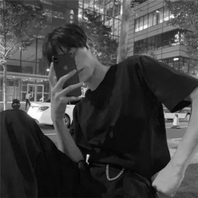 头像男ins高级质感黑白帅气图片