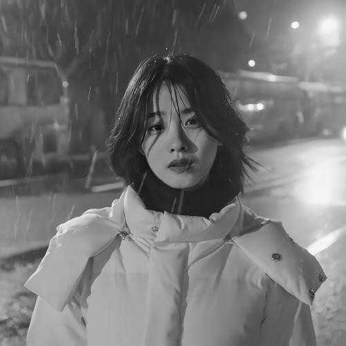 头像黑白图片2025最火爆女生伤感