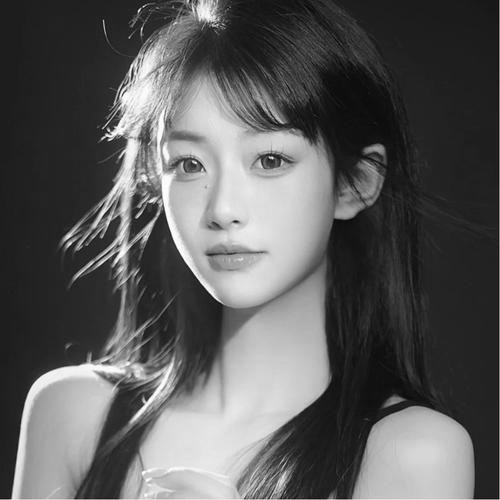 头像黑白图片2025最火爆女生伤感