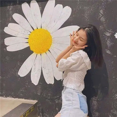 适合女生的小雏菊花图片头像