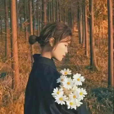 适合女生的小雏菊花图片头像