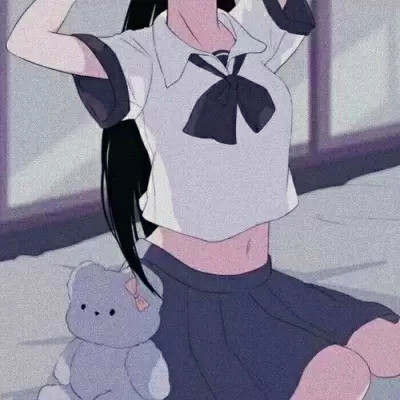 JK漫画女生头像图片