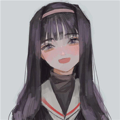 JK漫画女生头像图片