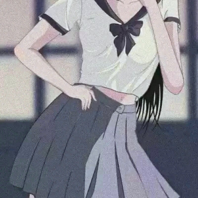JK漫画女生头像图片