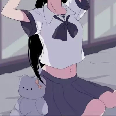 JK漫画女生头像图片