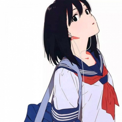JK漫画女生头像图片