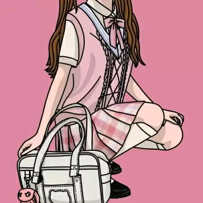 JK漫画女生头像图片