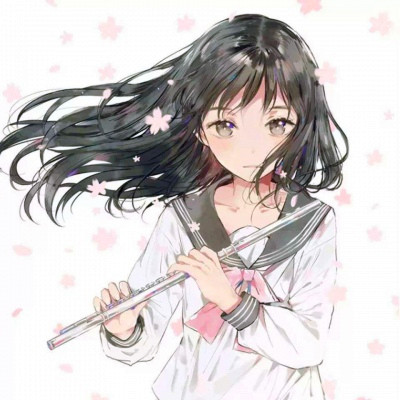 JK漫画女生头像图片
