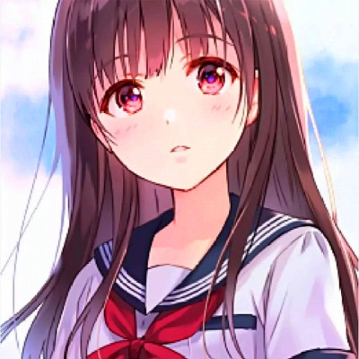 JK漫画女生头像图片
