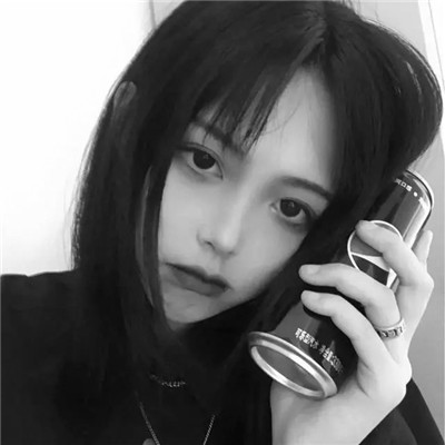 真人少女心头像仙气黑白高清图片