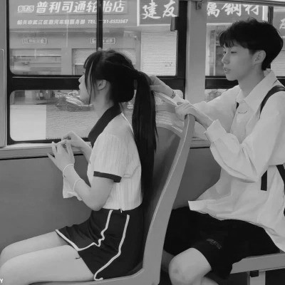 黑白情头双人两张图片